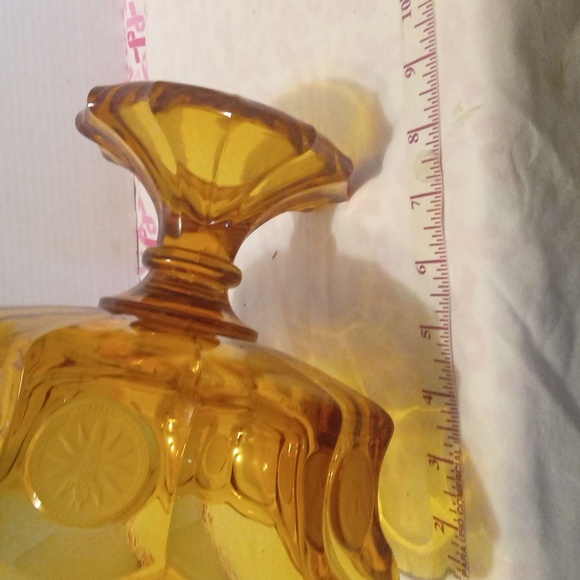 Vintage Fostoria Amber Coin Glass Fruit or Candy Dish Bowl - Picture 3 of 5